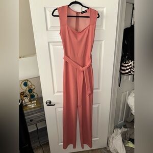 37” INSEAM Pink Jumpsuit